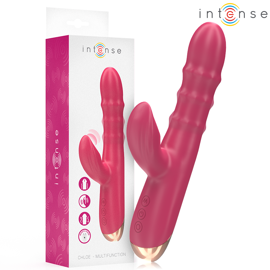 Intense Chloe Vibratore Multifunzione 3 in 1 Premium Rosso