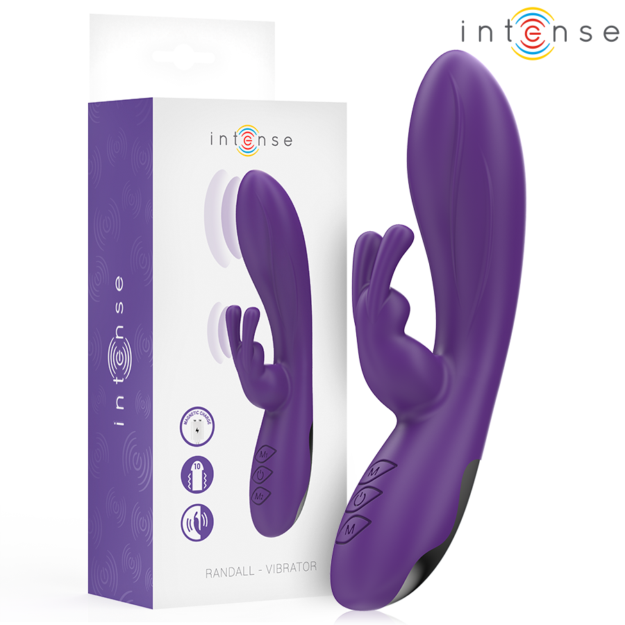Intense Randall Rabbit Vibratore Doppio con 10 Vibrazioni