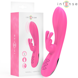 Intense Randall Rabbit Vibratore Doppio in Silicone Rosa