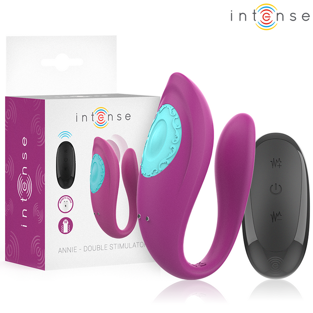 Control Intense Annie Vibratore a U con Telecomando Viola