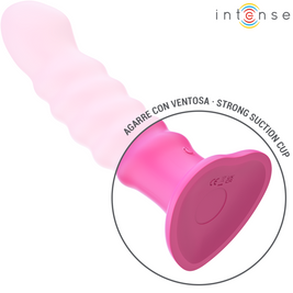 INTENSE - VIBRATORE CINDY TAGLIA L DESIGN A SPIRALE 10 VIBRAZIONI ROSA TELECOMANDO
