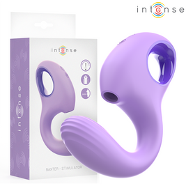 Intense Baxter Stimolatore d'Aria Vibrante in Silicone Viola