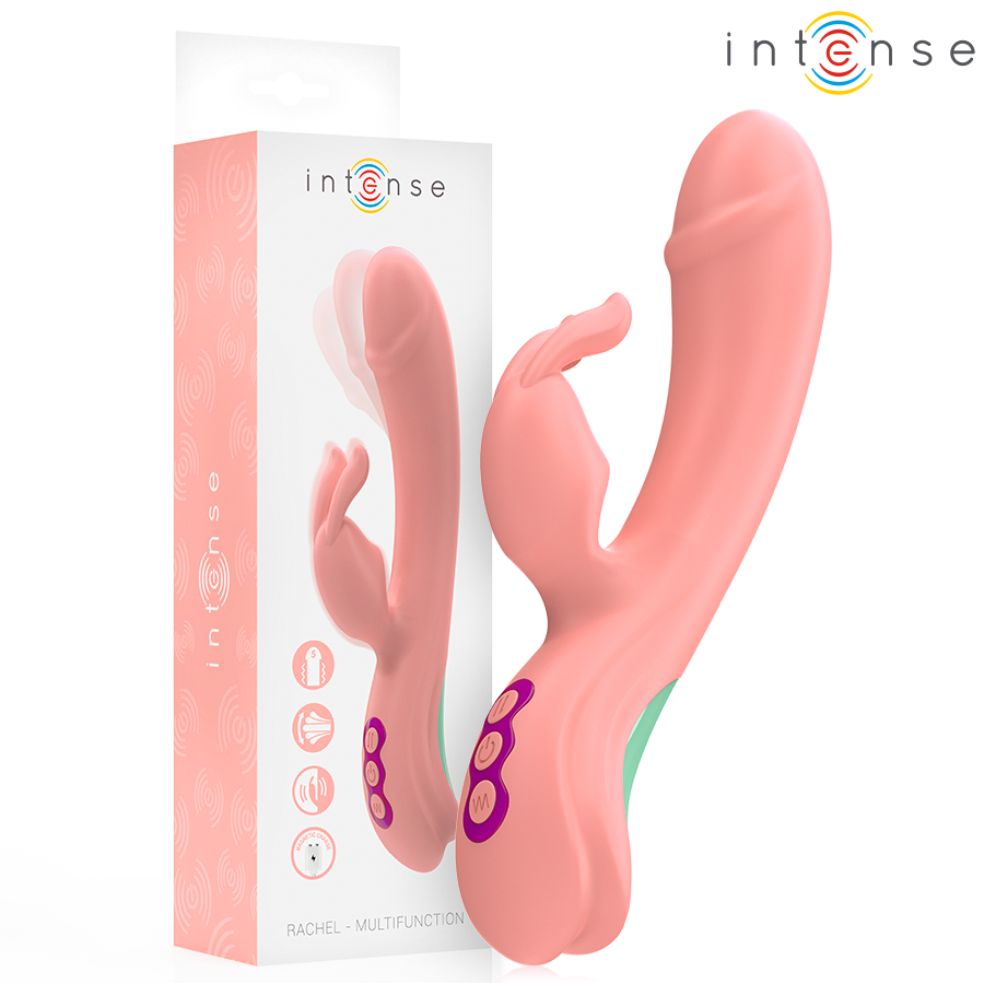 Intense Rachel Rabbit Vibratore Doppia Stimolazione in Silicone