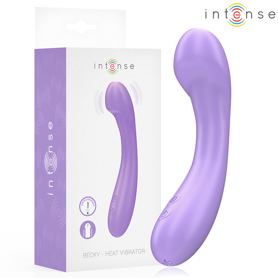 Intense Becky Vibratore Riscaldabile 19cm con 7 Vibrazioni