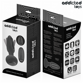 ADDICTED TOYS - PLUG ANALE CON LINGUA VIBRANTE E TELECOMANDO