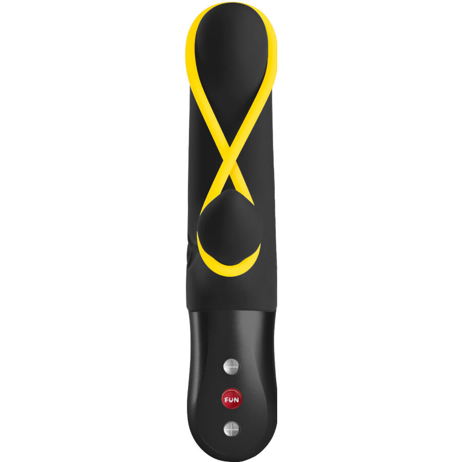 Fun Factory Amorino Vibratore Rabbit in Silicone Nero Premium - immagine 3