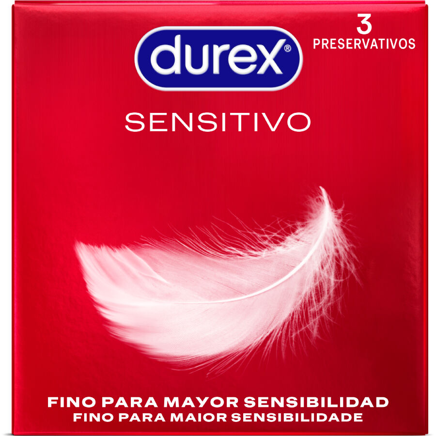 Durex Sensitive Premium - Preservativi Ultrasottili 3 Pezzi
