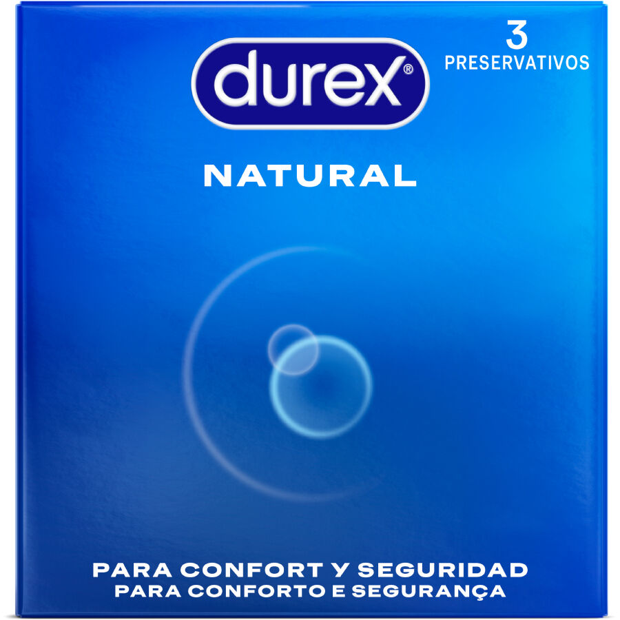 Durex Naturali Preservativi in Lattice Naturale 3 Pezzi
