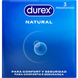 Durex Naturali Preservativi in Lattice Naturale 3 Pezzi
