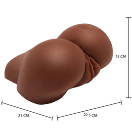 Act - Masturbatore Realistico Con Grande Culo E Vibratore Marrone