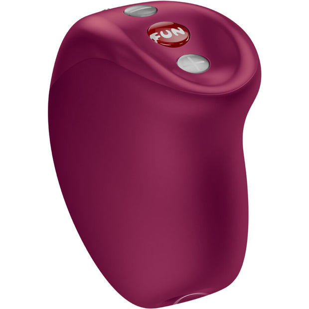 Fun Factory Mea Stimolatore Air Pulse in Silicone Rosso Vino - immagine 2
