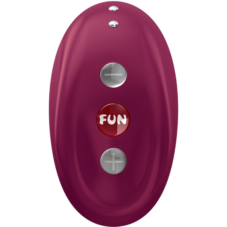 Fun Factory Mea Stimolatore Air Pulse in Silicone Rosso Vino - immagine 3