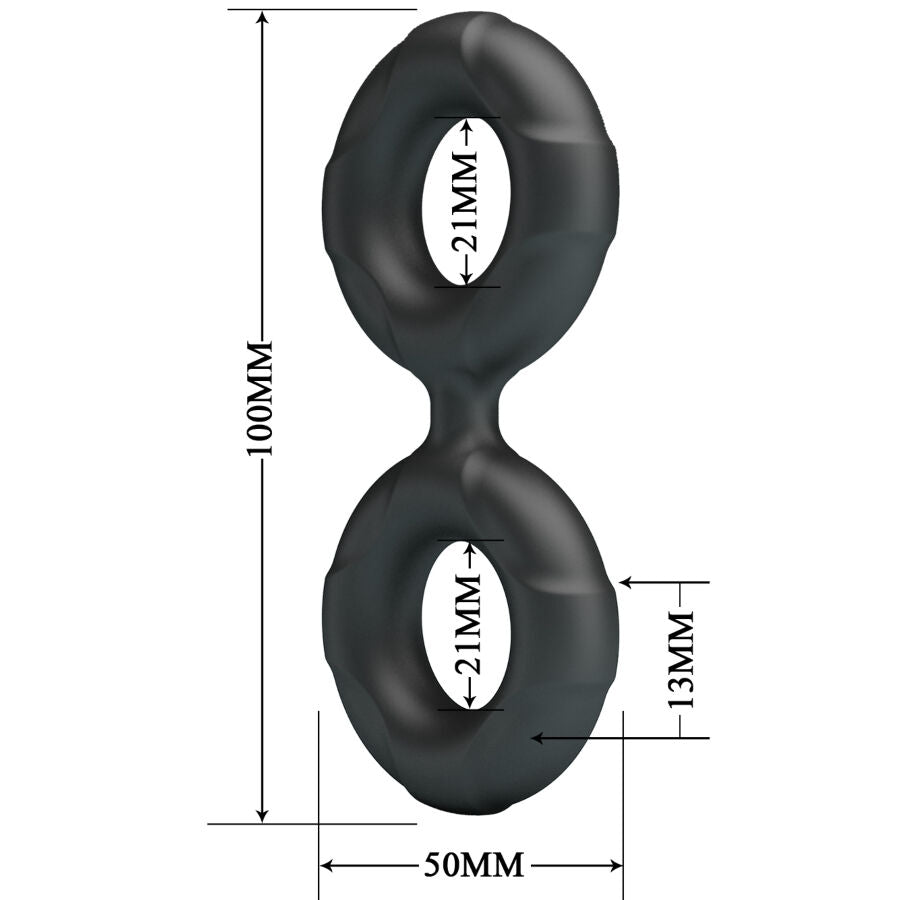 CRAZY BULL - RADWAN DOPPIO ANELLO IN SILICONE MODELLO 19