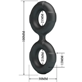 CRAZY BULL - RADWAN DOPPIO ANELLO IN SILICONE MODELLO 19