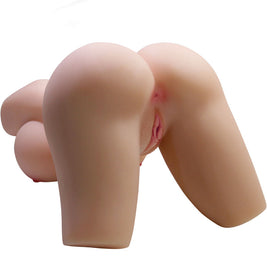 CRAZY BULL - LILY TORSO FEMMINILE REALISTICO VAGINA E ANALE 4 KG