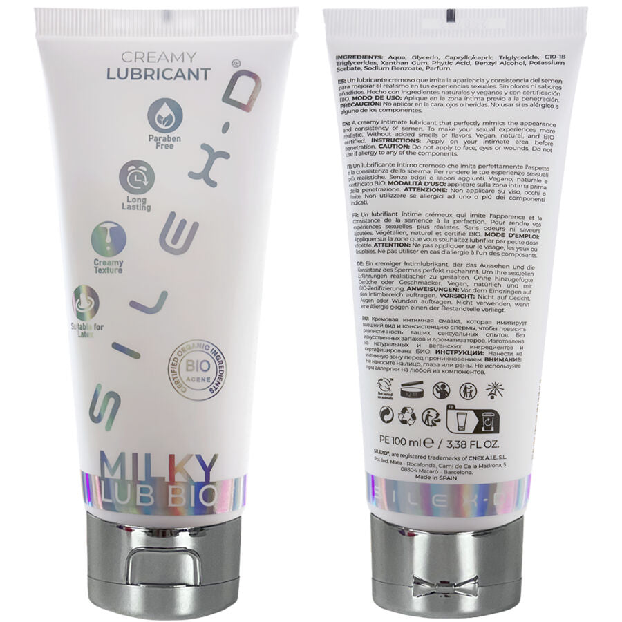 Silexd Lubrificante Bio Cremoso a Base d'Acqua 100ml - immagine 3