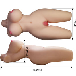CRAZY BULL - TIFFANY TORSO FEMMINILE REALISTICO VAGINA E ANALE 5,5 KG
