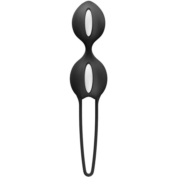 Fun Factory Smartballs Duo - Palline Kegel Nere in Silicone - immagine 2