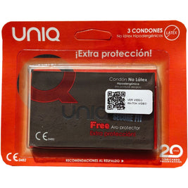 Uniq Secure Fit Preservativi Senza Lattice 3 Unità