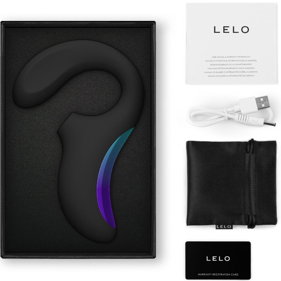 LELO Enigma Wave Massaggiatore a Tripla Vibrazione Premium Nero - immagine 3
