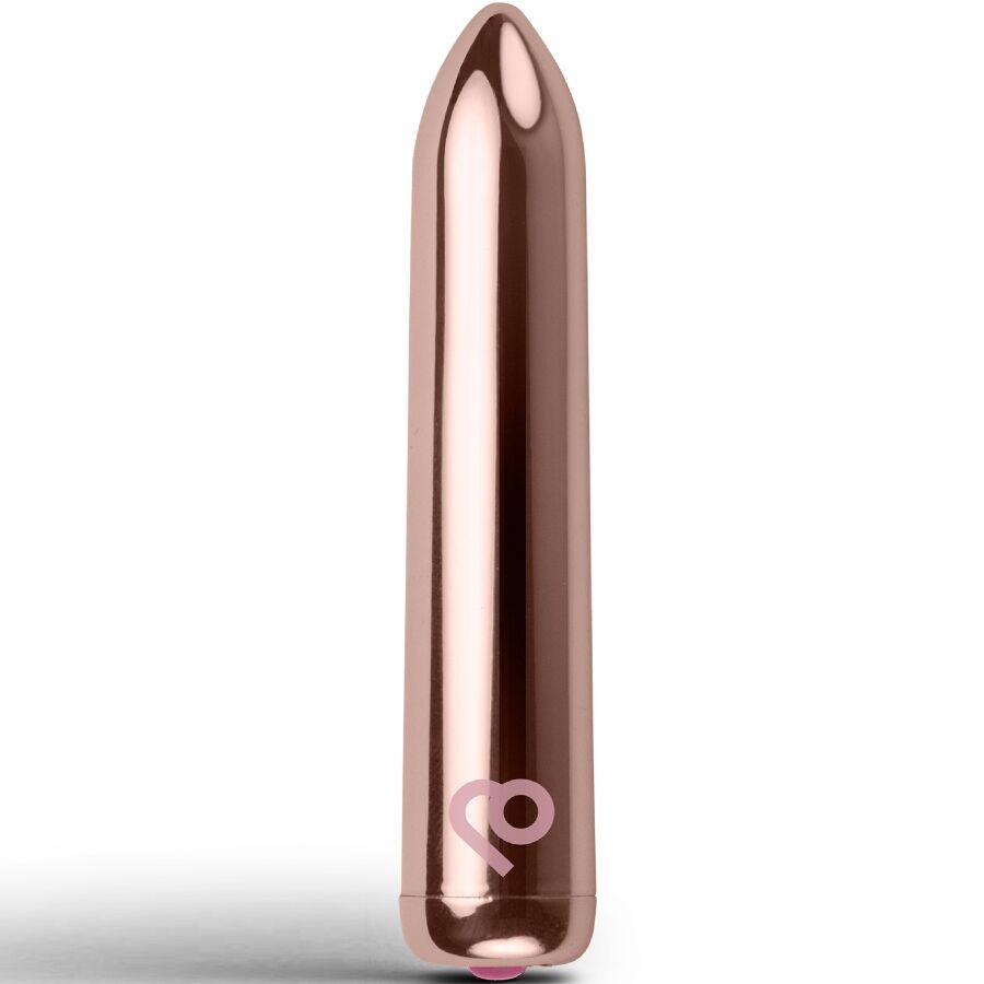 Rocks-Off Proiettile Vibrante Ricaricabile Rosa Dorato Premium
