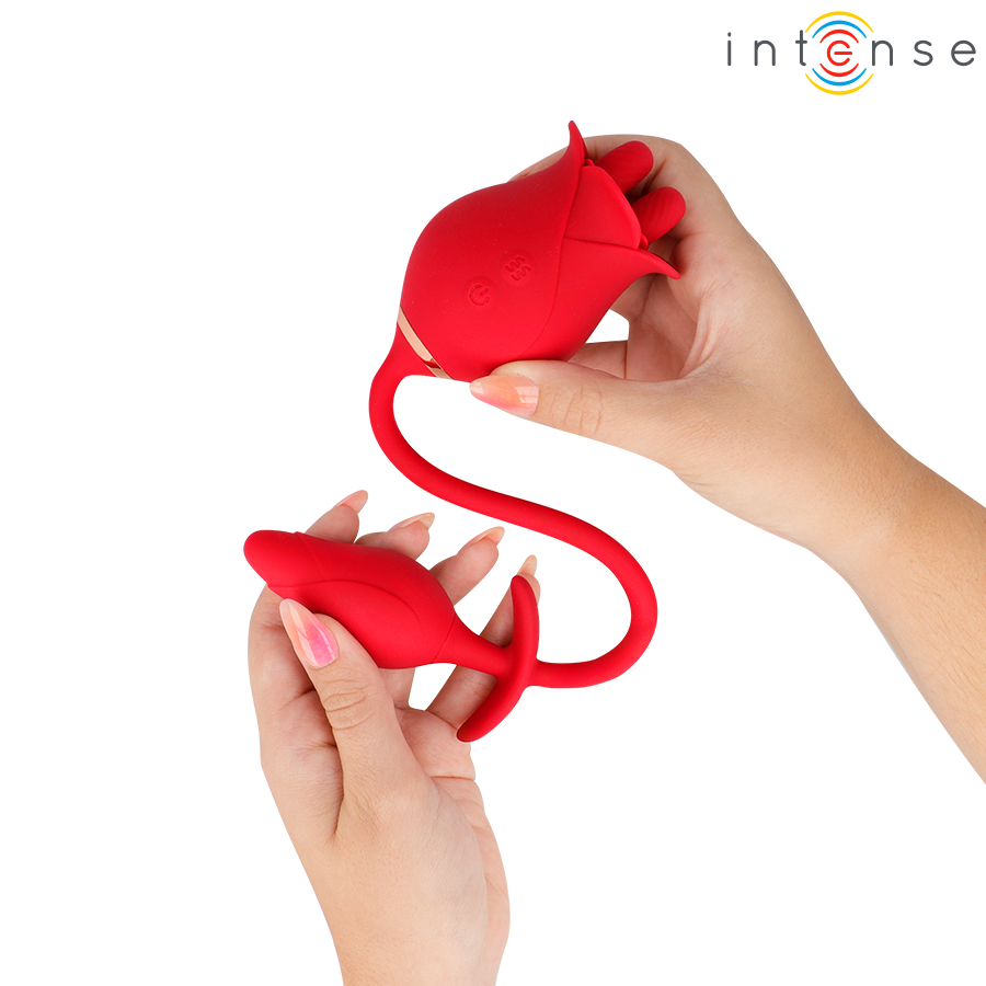 Intense Melanie Stimolatore Doppio con Lingua Zigzag Premium - immagine 4
