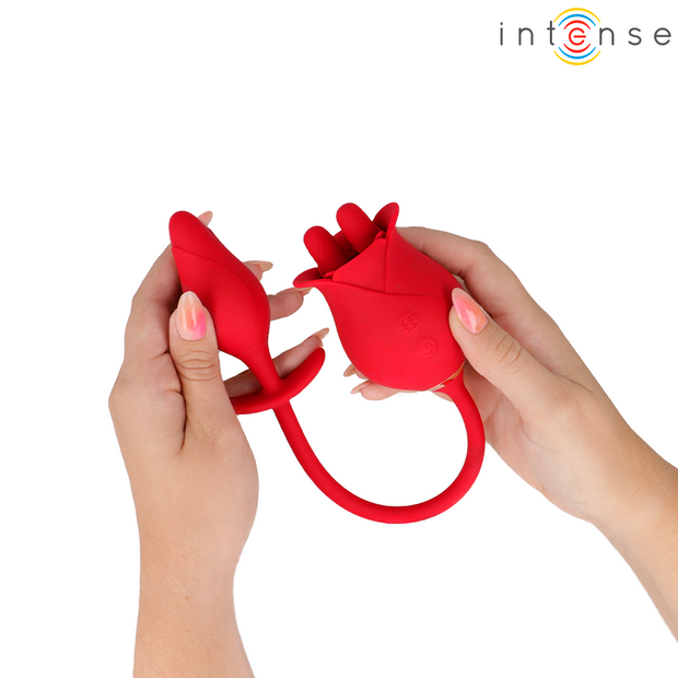 Intense Melanie Stimolatore Doppio con Lingua Zigzag Premium - immagine 2