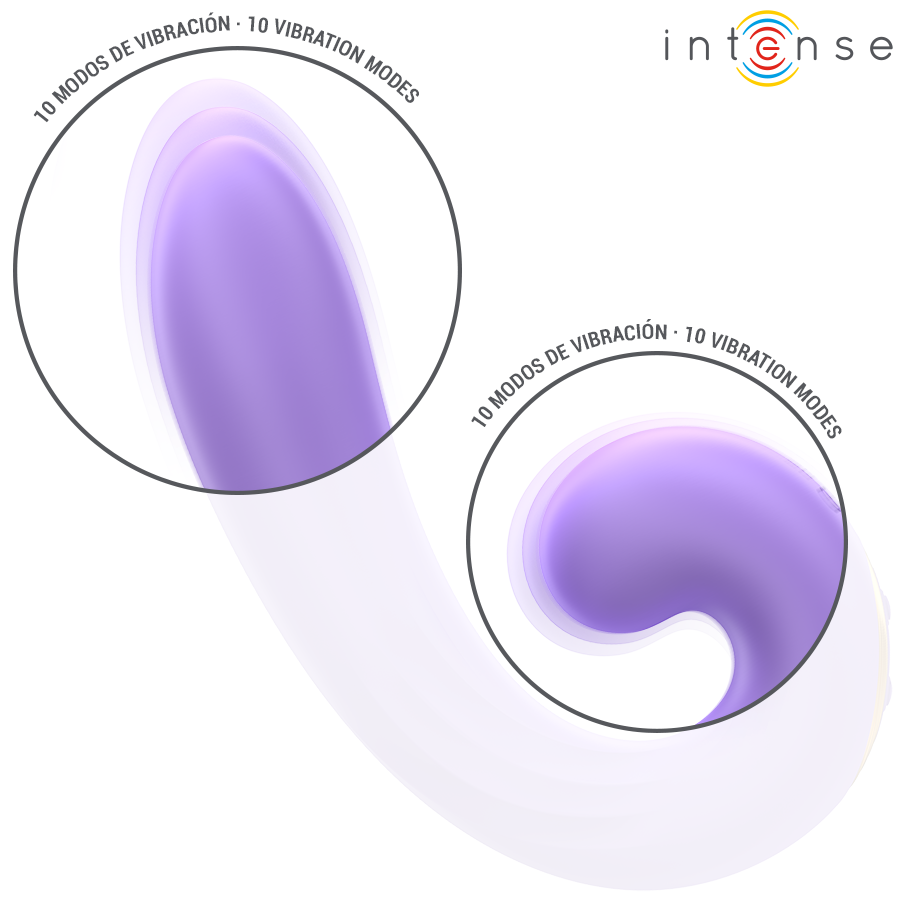 Intense Meryl Stimolatore Clitorideo Doppia Vibrazione Premium - immagine 7