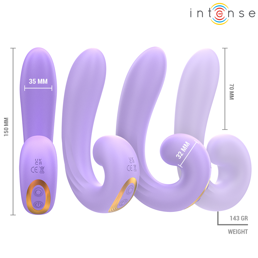 Intense Meryl Stimolatore Clitorideo Doppia Vibrazione Premium - immagine 6