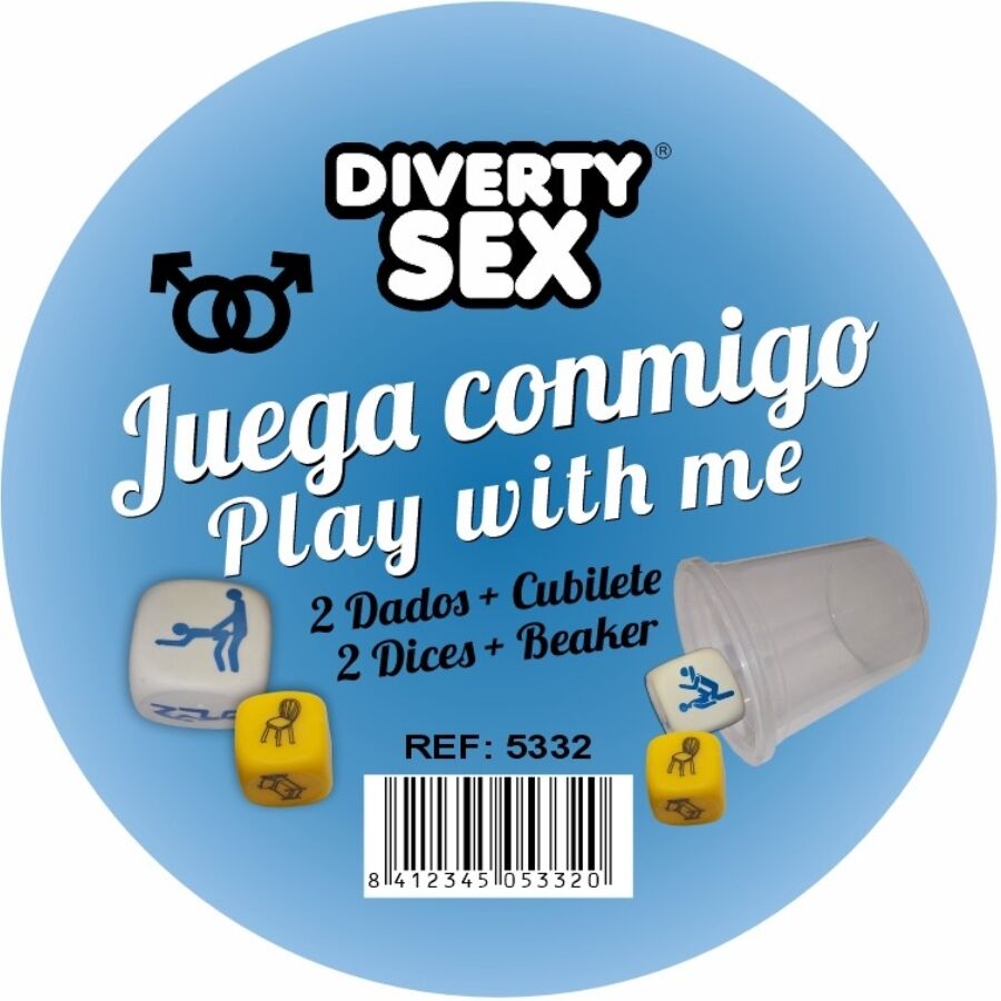 Diablo Picante Set Dadi Posizioni Coppia con Coppa Premium