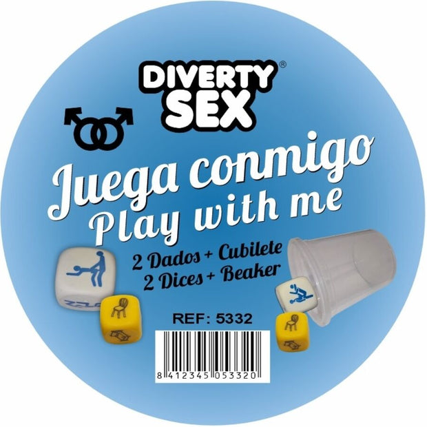Diablo Picante Set Dadi Posizioni Coppia con Coppa Premium