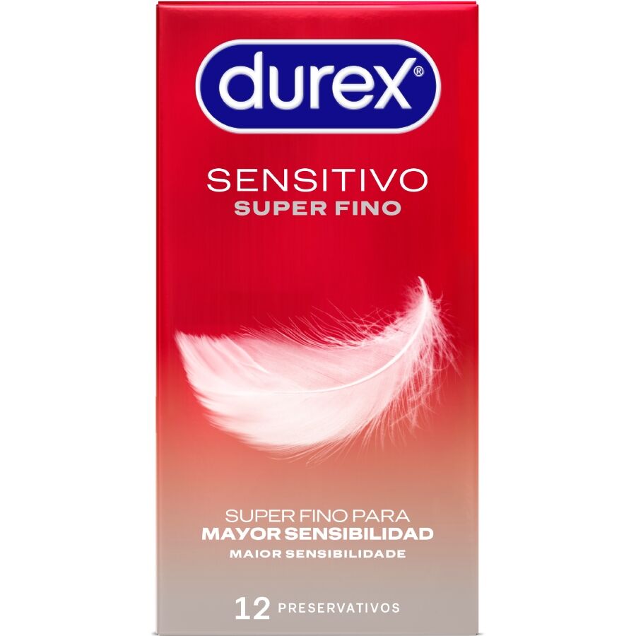 Durex Sensitive Super Sottili Preservativi 12 Pezzi Premium