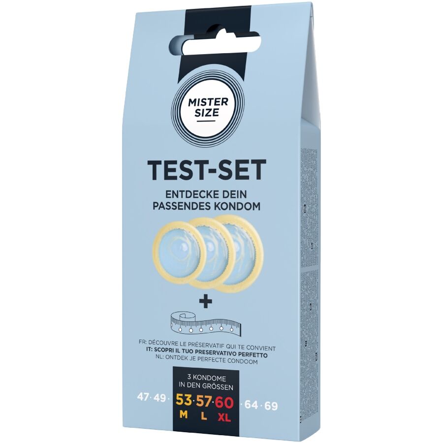 Mister Size Set Prova 3 Preservativi con Metro Misura Precisa - immagine 3