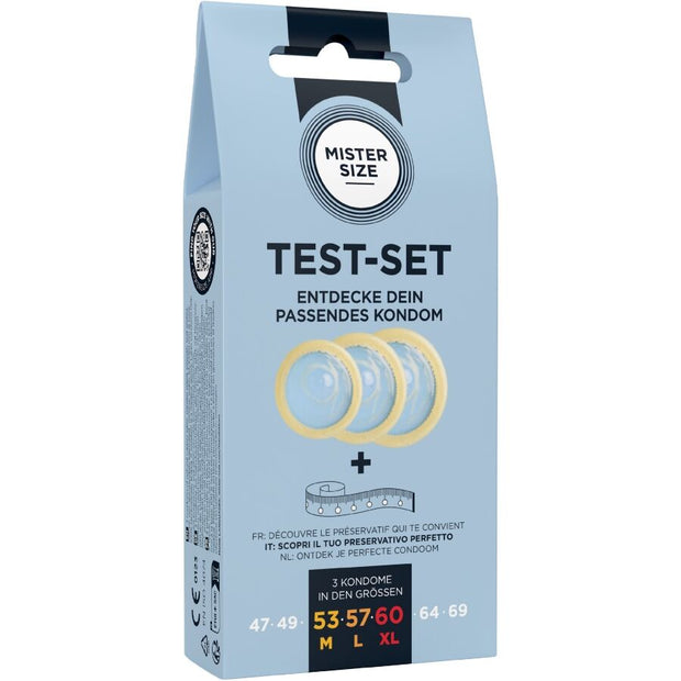 Mister Size Set Prova 3 Preservativi con Metro Misura Precisa - immagine 2