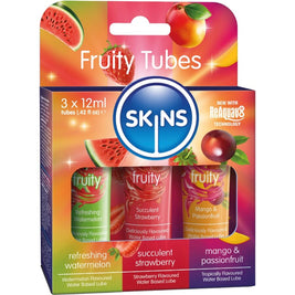 Skins Kit Lubrificanti Aromatizzati Frutta 3x12ml Body-Safe