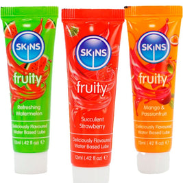 Skins Kit Lubrificanti Aromatizzati Frutta 3x12ml Body-Safe - immagine 2