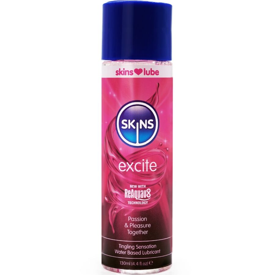Skins Excite Lubrificante Base Acqua 130ml Body-Safe