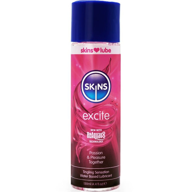 Skins Excite Lubrificante Base Acqua 130ml Body-Safe
