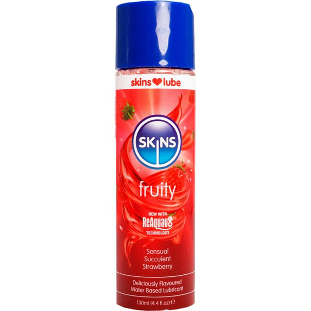 Skins Lubrificante Aromatizzato Fragola Base Acqua 130ml