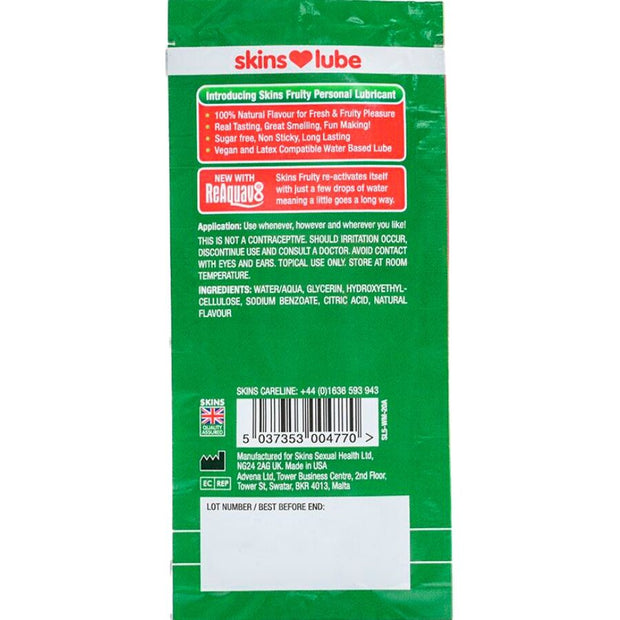 Skins Lubrificante Anguria Monodose 5ml Base Acqua Body-Safe - immagine 2