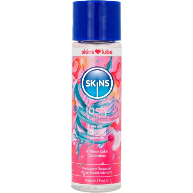 Skins Lubrificante Aromatizzato Torta Compleanno 130ml Body-Safe
