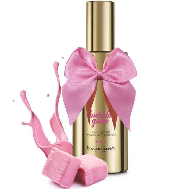 Bijoux Indiscrets Bubble Gum Gel 2in1 Massaggio e Intimo 100ml - immagine 2