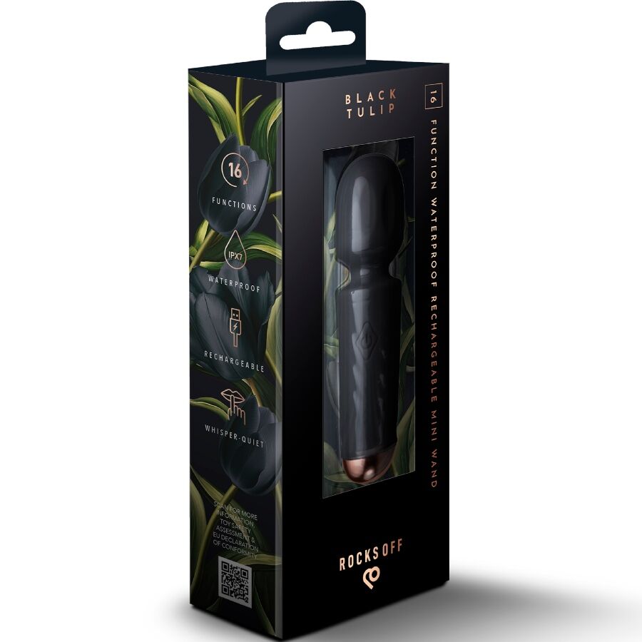 Rocks-Off Mini Wand Ricaricabile 16 Funzioni in Silicone Premium - immagine 6