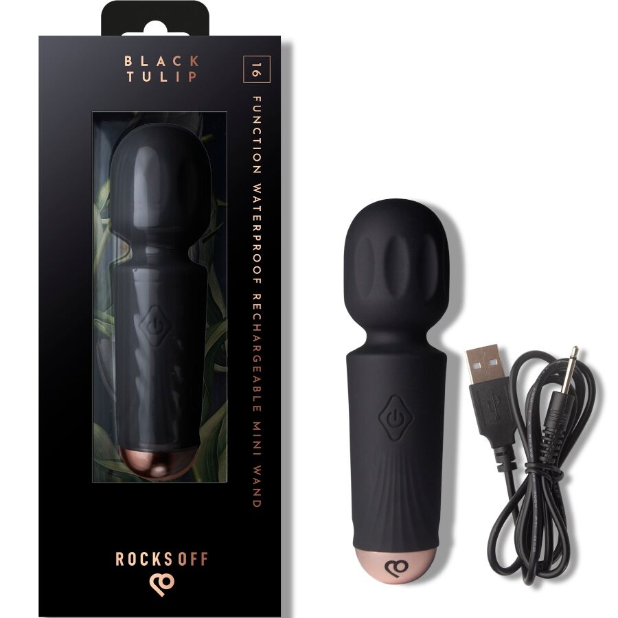 Rocks-Off Mini Wand Ricaricabile 16 Funzioni in Silicone Premium - immagine 2