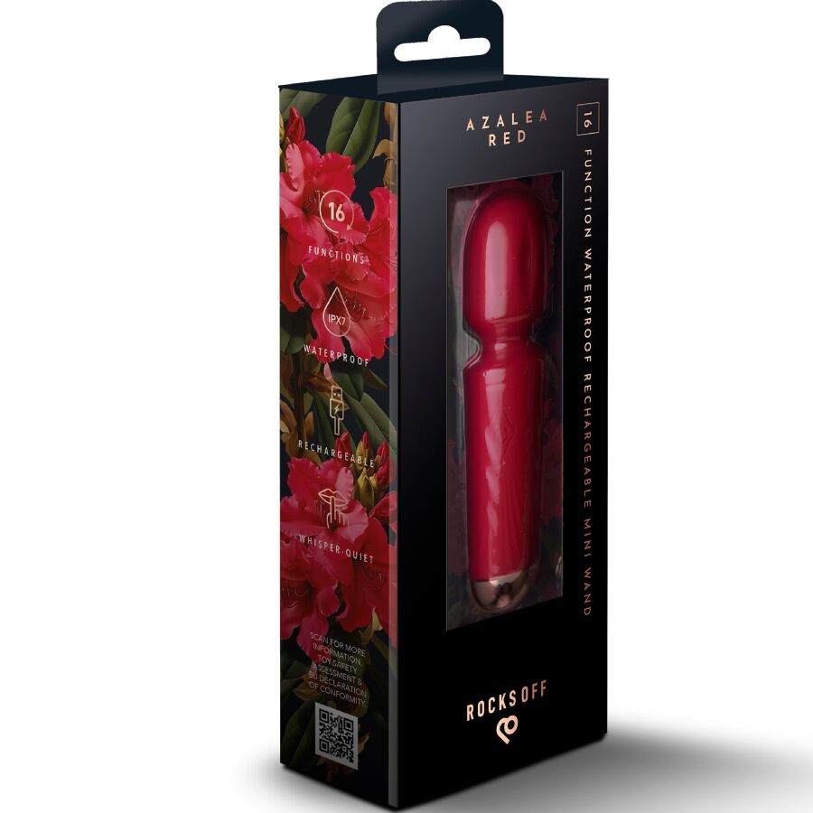 Rocks-Off Azalea Mini Wand Ricaricabile 16 Funzioni Rosa - immagine 6