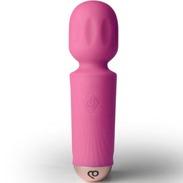 Rocks-Off Mini Wand Ricaricabile 16 Funzioni in Silicone Rosa - immagine 2