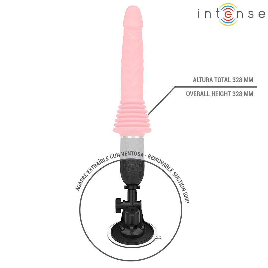 Intense Cynthia Vibratore Premium con Telecomando e Funzione Calore - immagine 8
