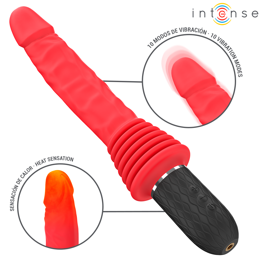 Intense Cynthia Vibratore Premium con Telecomando e Funzione Calore - immagine 3