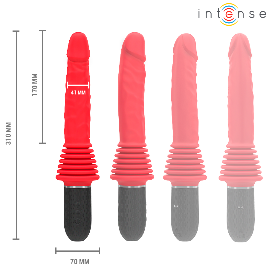 Intense Cynthia Vibratore Premium con Telecomando e Funzione Calore - immagine 7