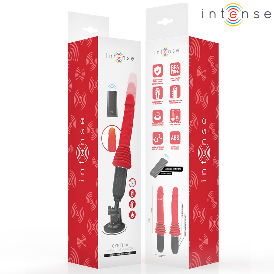 Intense Cynthia Vibratore Premium con Telecomando e Funzione Calore - immagine 4